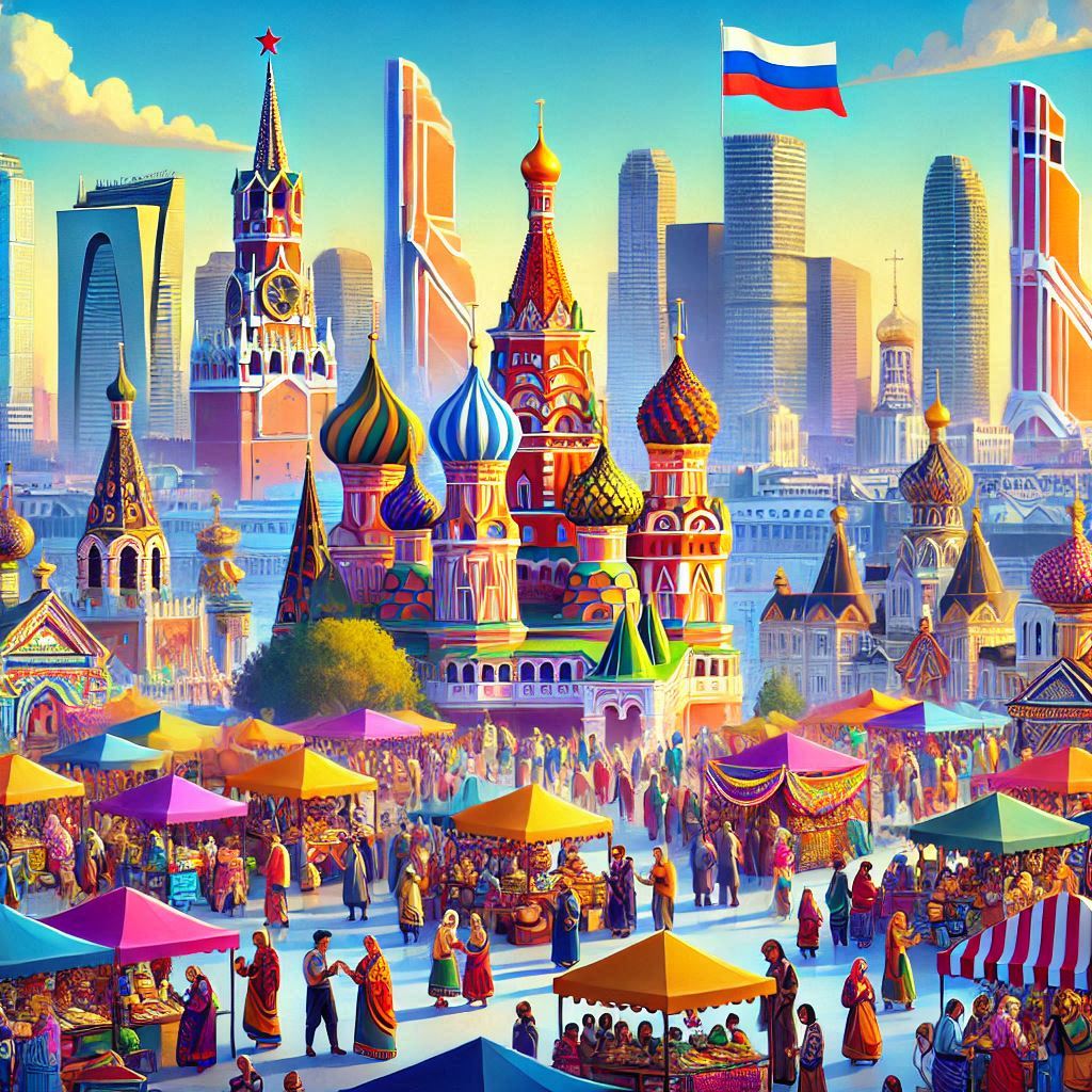 representative image of russia and its economy