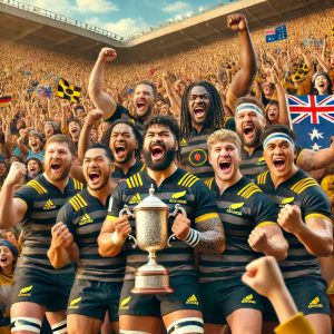 waikato rugby team celebration