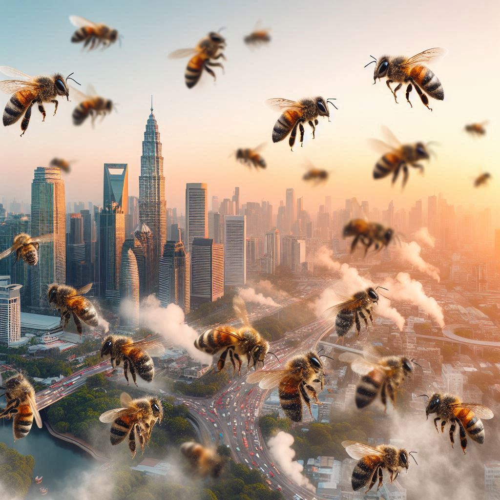 bees in air pollution