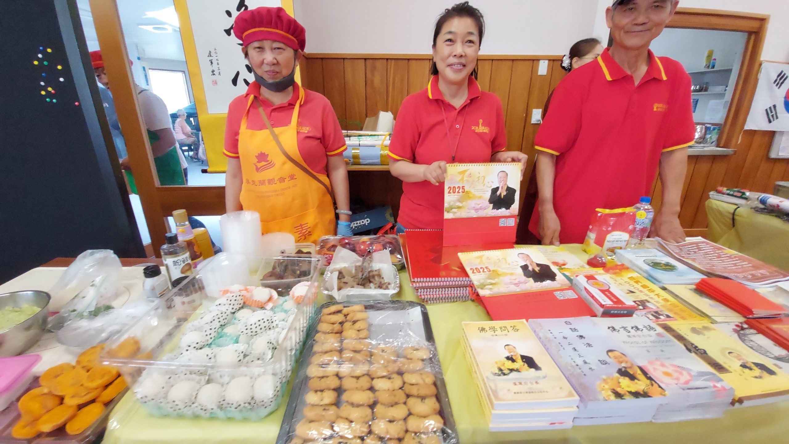 food demo by chinese budhist society