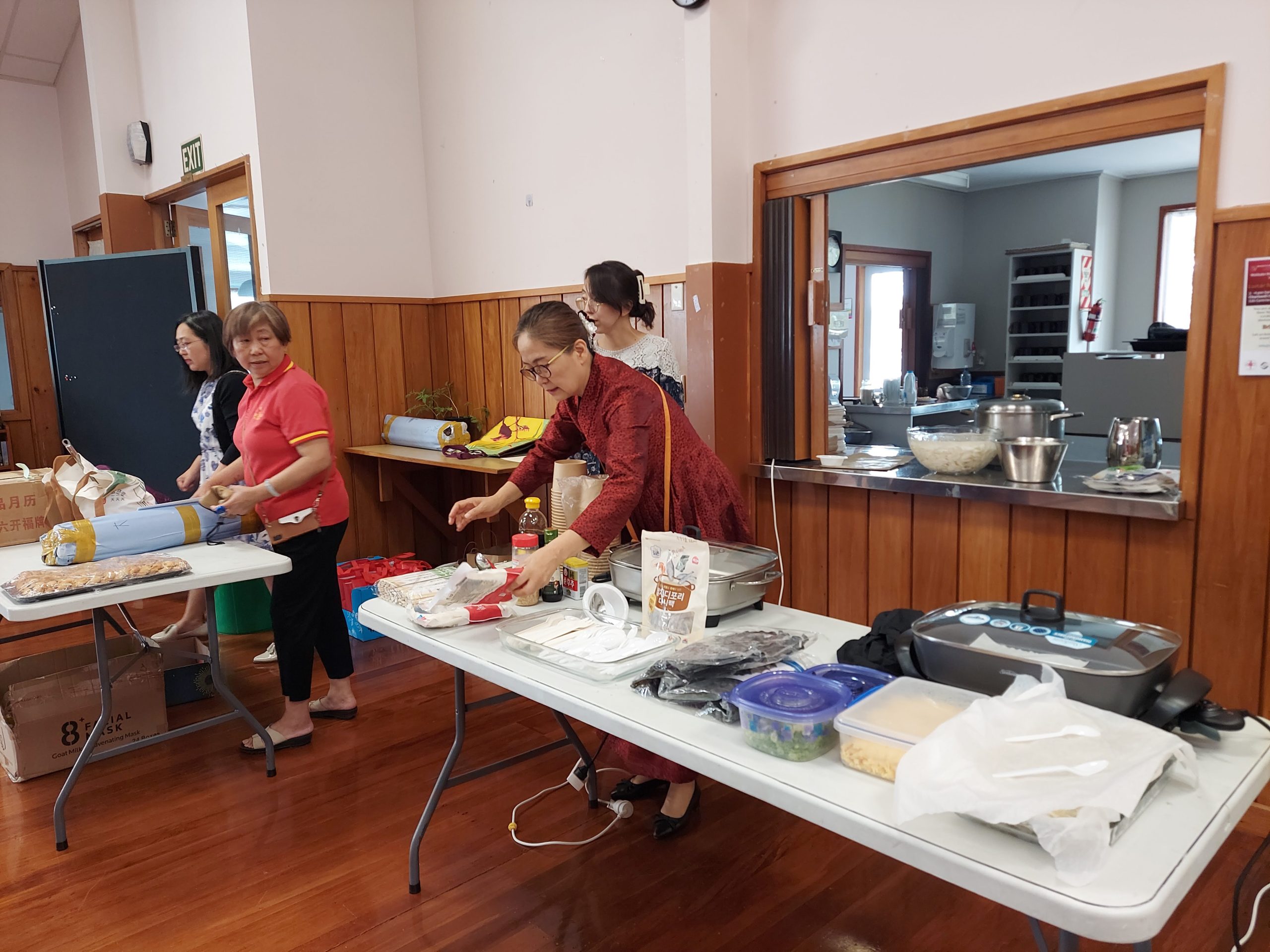 food demo by korean society
