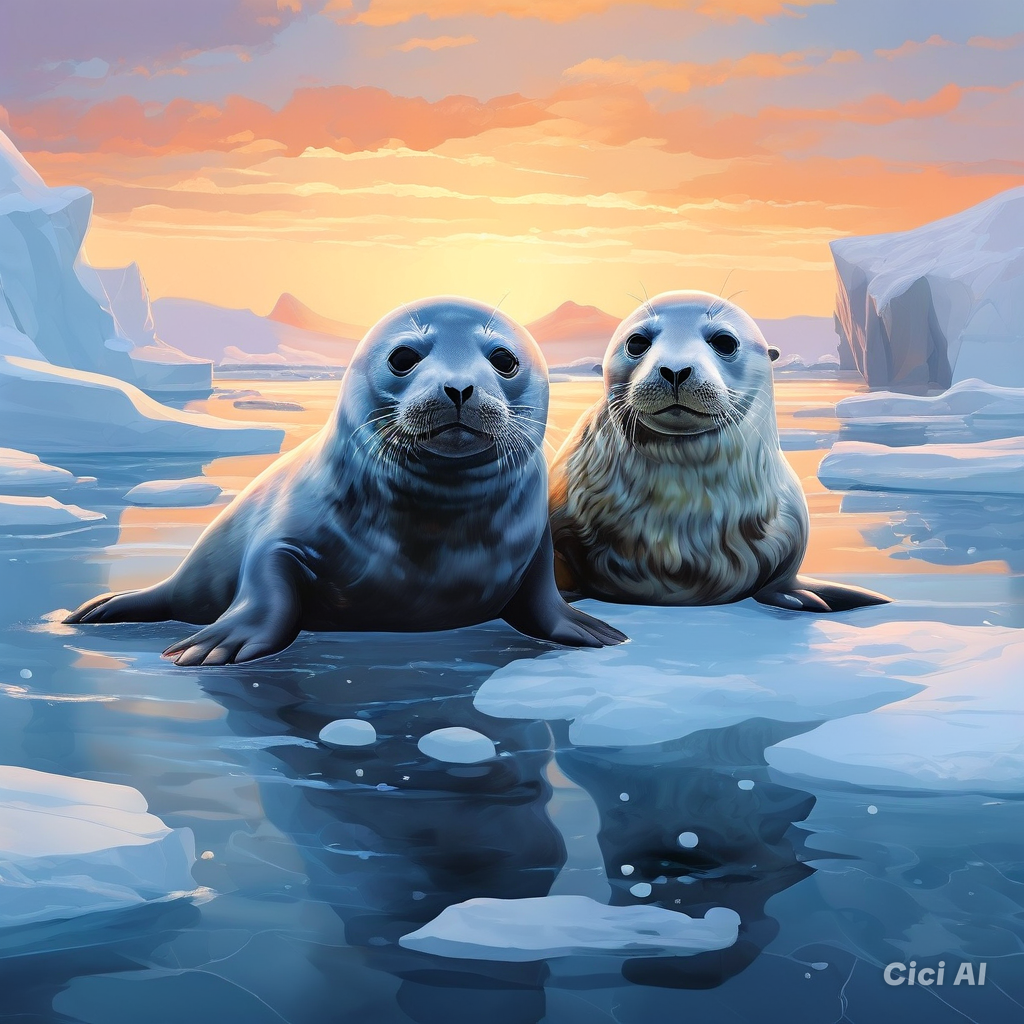 seals in ice