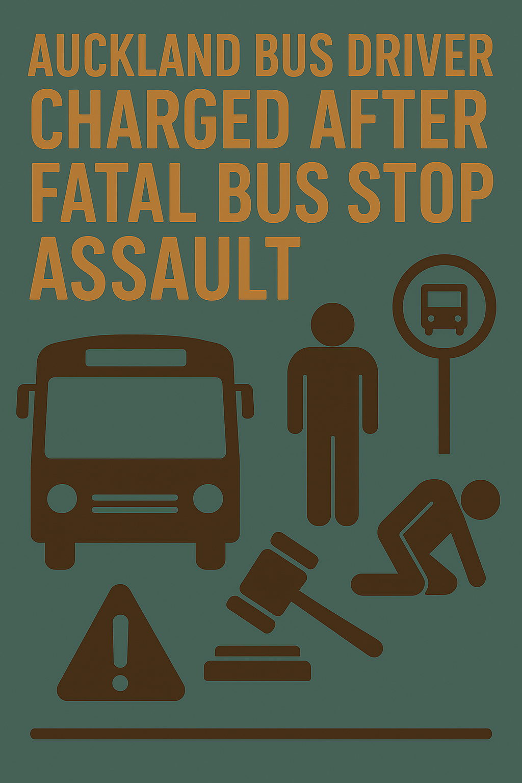 Auckland Bus Driver Charged After Fatal Bus Stop Assault