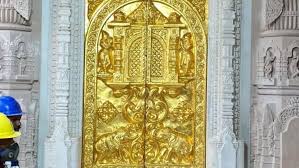 Ayodhya Ram Temple: Construction of Ram Darbar and Installation of First Gold Door Underway
