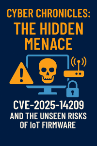 Cyber Chronicles: The Hidden Menace – CVE-2025-14209 and the Unseen Risks of IoT Firmware