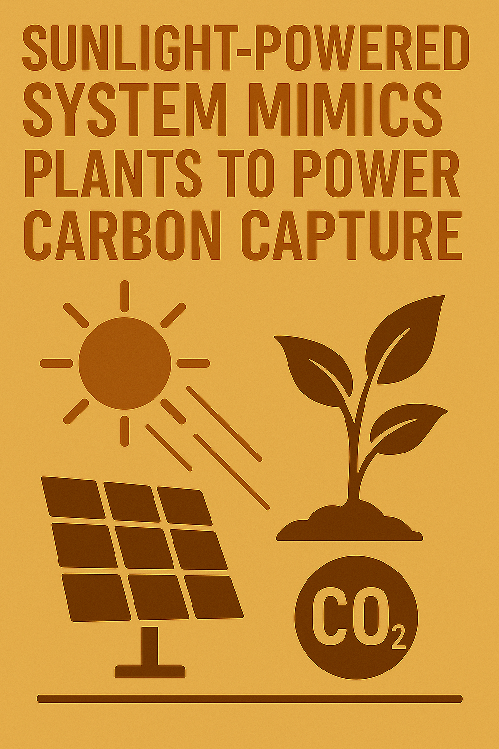 Sunlight Powered System Mimics Plants To Power Carbon Capture