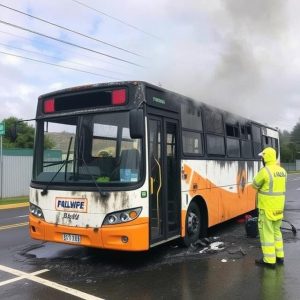 Bus Fire Epsom