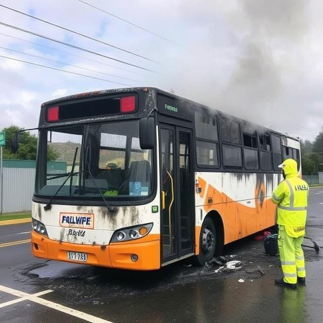 Bus Fire Epsom