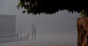 Dust Covering Delhi Npr