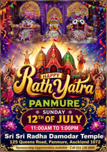 Chariot of Joy: Auckland’s Rath Yatra Festival Comes to Panmure