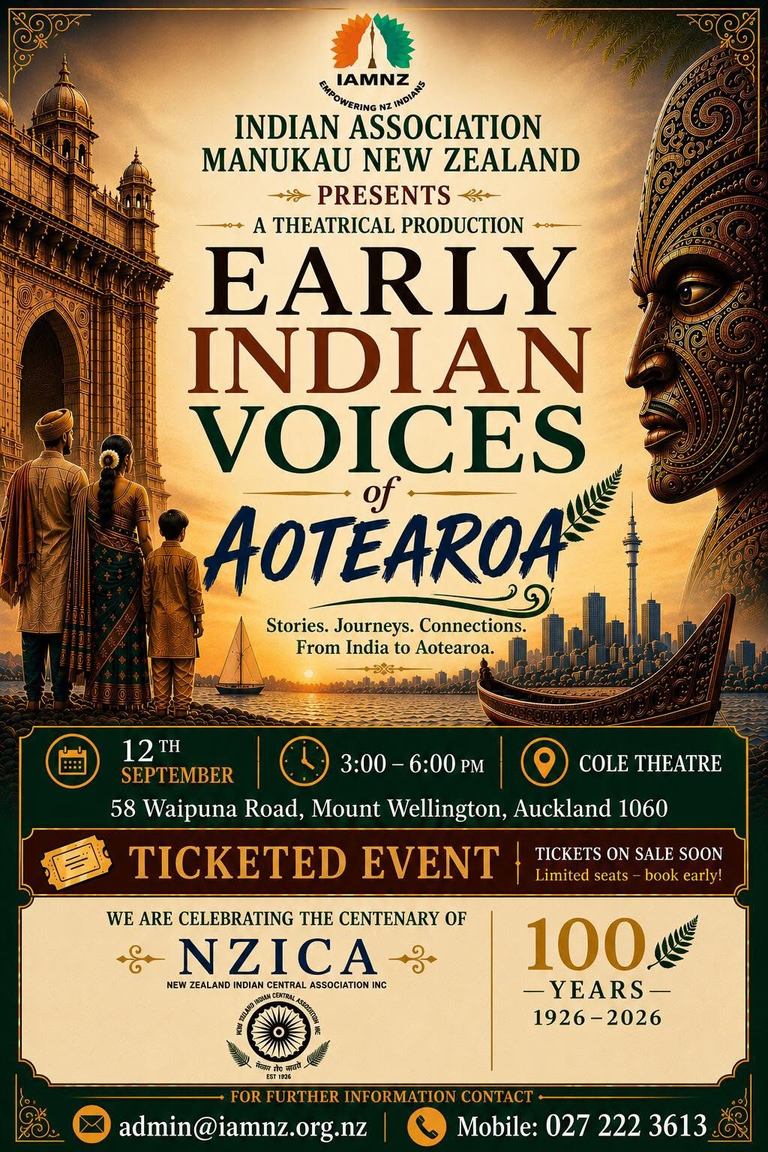 Theatrical tribute to trace a century of Indian journeys to Aotearoa